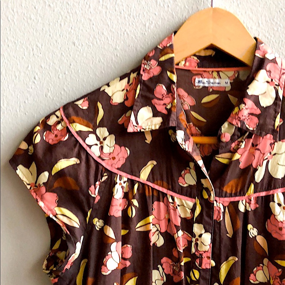 Brown floral Ben Sherman dress